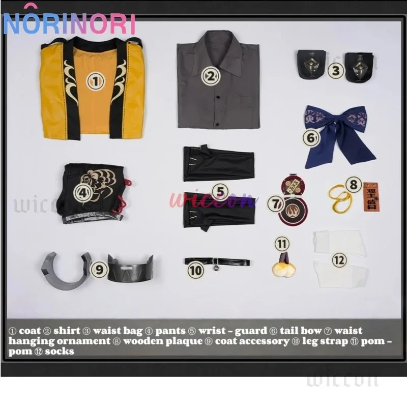 CyGame Zenless Zone Zero Ju Fufu أزياء أنيمي التأثيرية فروي Kawaii معطف لطيف فستان الأذن ClawTiger بذلة مجموعة Ju Fufu شعر مستعار الدعاوى