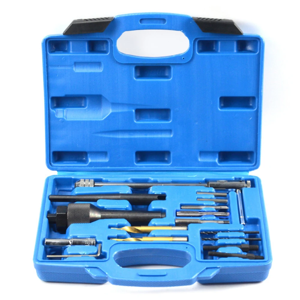 Picture 5: Diesel Glow Plug Repair Tool Damaged Glow Plug Removal Remover Thread Repair Drill Wrench Spark Plug Gap Extractor Kit 8 MM 10MM
