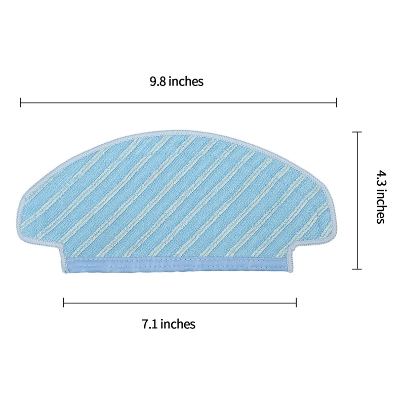 For ECOVACS DEEBOOT N10 / N10 PLUS Robot Vacuum Cleaner Replacement Main Side Brush Hepa Filter Mop Cloth Dust Bag