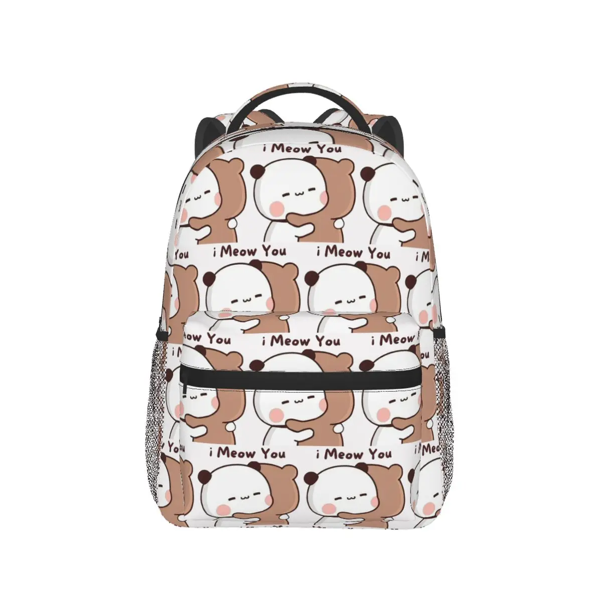 Bubu Dudu Panda Brownie Student Backpack School Bag Hiking Travel Daypack for Men Women Fashion Bookbag Shoulder Bags