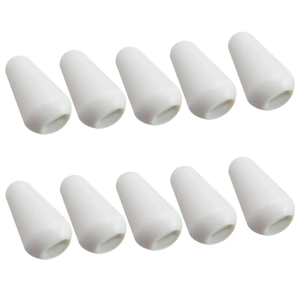 Electric Guitar Toggle Knob Tip Set 10 Pcs 3 Way 5 Way Switch Caps Threaded
