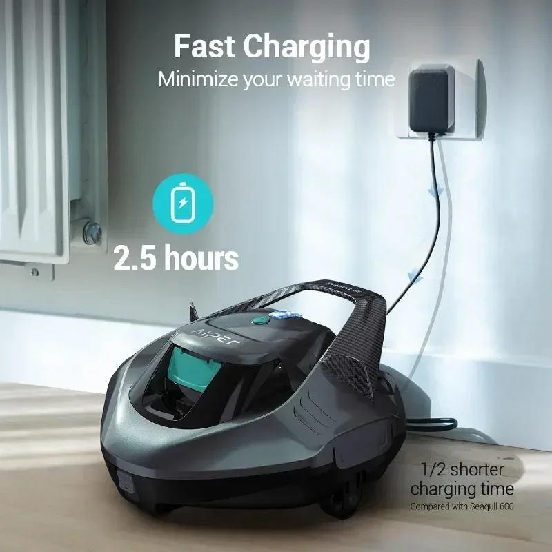 AIPER Cordless Robotic Pool Cleaner, Pool Vacuum  Technology, Robot Pool Cleaner Perfect for Above Cleaning Appliances