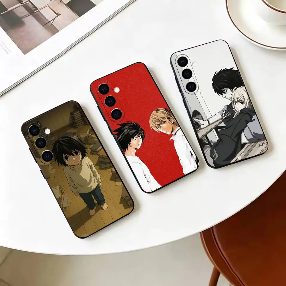Suspense work D-Death Note   Phone Case For Samsung Galaxy A73,A72,A71,A70,A53,A52,A51,Others Soft Black Cover