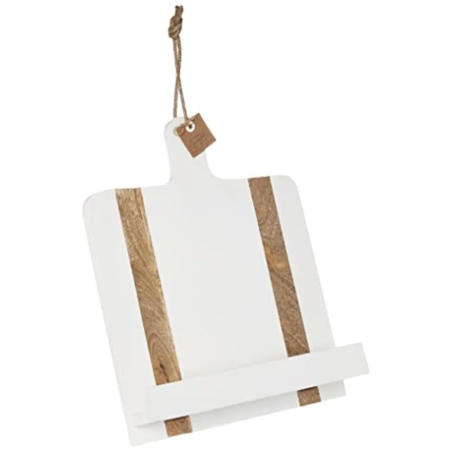 

White Wood Cookbook Holder