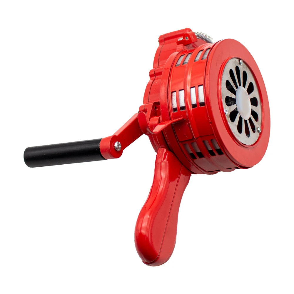 Aluminum Hand-Crank Operated Emergency Alarm Siren Manual Outdoor Alarm Loud 110db Y