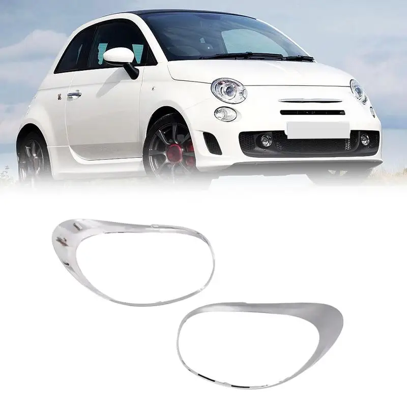 

68235995AA 68235996AA Rear Tail Light Bezel Trim Ring For Fiat 500L 2014 2015 2016 2017 2018 2019 2020 Silver Chrome Left Right