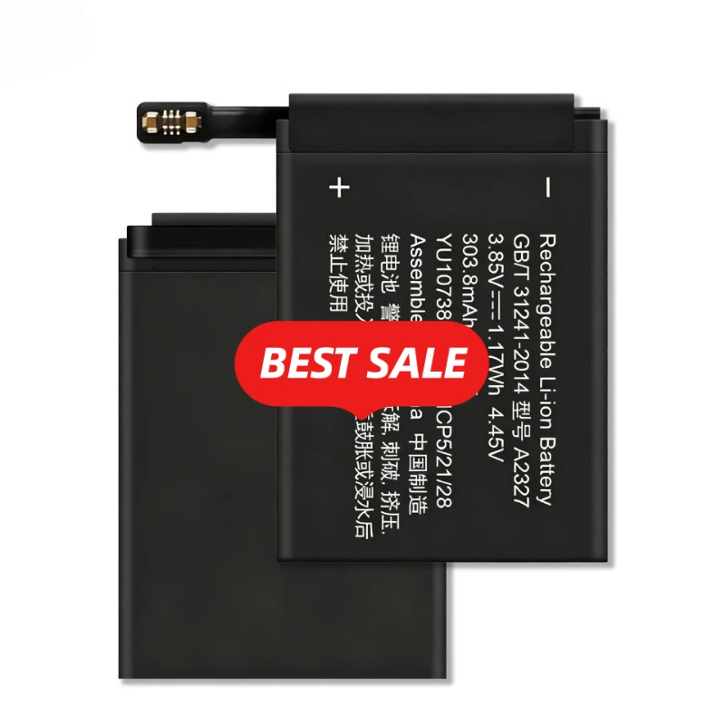 A2327 for Apple Watch Series 6 44mm Watch Battery 0 Cycle High Quality High Capacity Replacement Bateria Grade A Cell with Tools