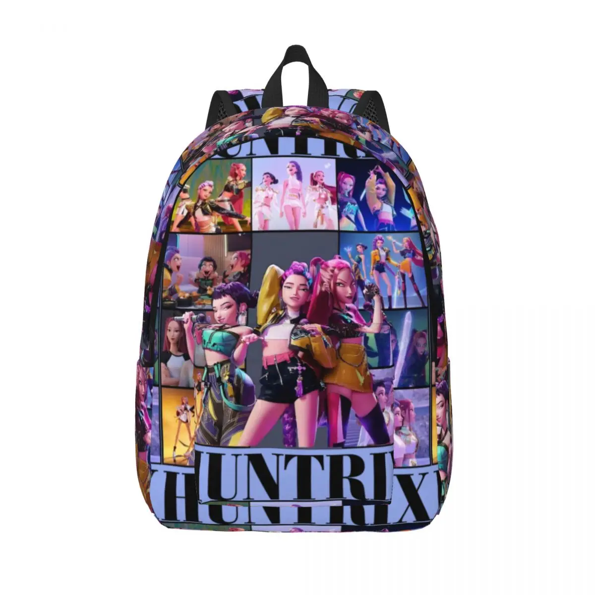 

K-Pop Demon Hunters Huntrix Girlgroup Рюкзак Уличный стиль Рюкзаки для мальчиков Прочные школьные сумки Уличный рюкзак