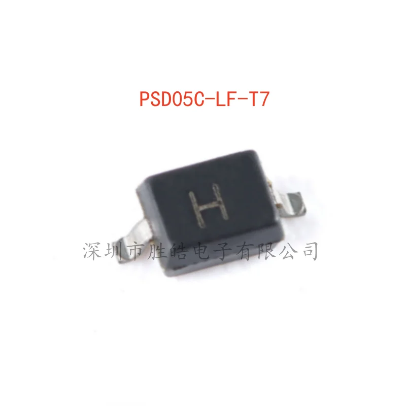 (10PCS)  NEW  PSD05C-LF-T7  5V TVS  Transient Transient-Voltage-suppression Diode Chip   SOD-323  Integrated Circuit