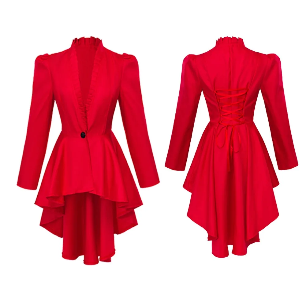 レディース スチームパンク テールコート - ゴシック ヴィクトリア朝 中世 レトロ コスチューム、ハロウィン ボール コスプレ衣装