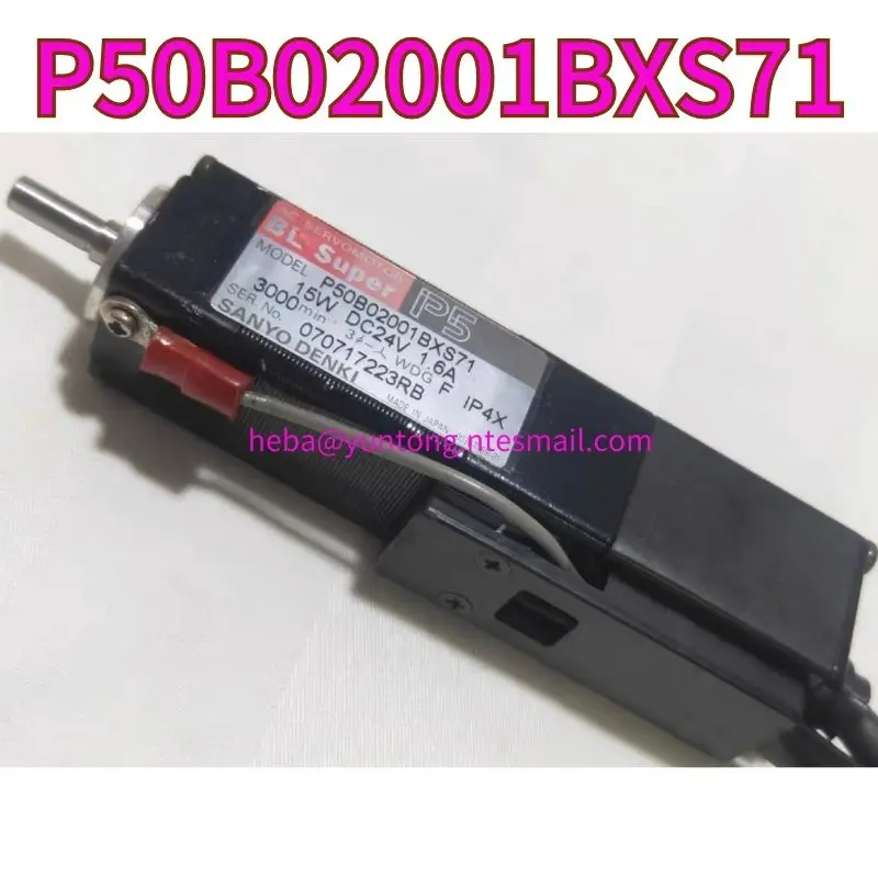 Used P50B02001BXS71 servo motor 15W DC24V 1.6A