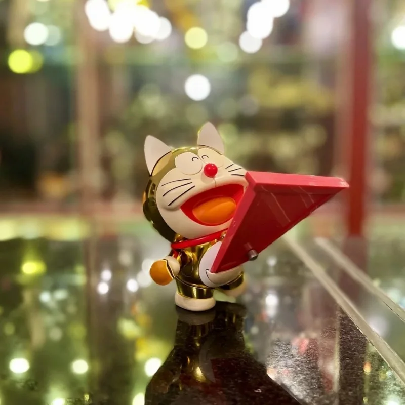 

10cm Original Bandai The Robot Spirits Doraemon Action Figures Anime Model Toys Pvc Gifts Collectible Ornaments