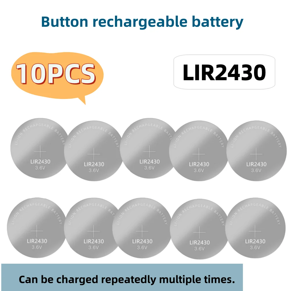 Batería recargable litio LIR2430 CR2430 CR2450 para pesca - imagen 4