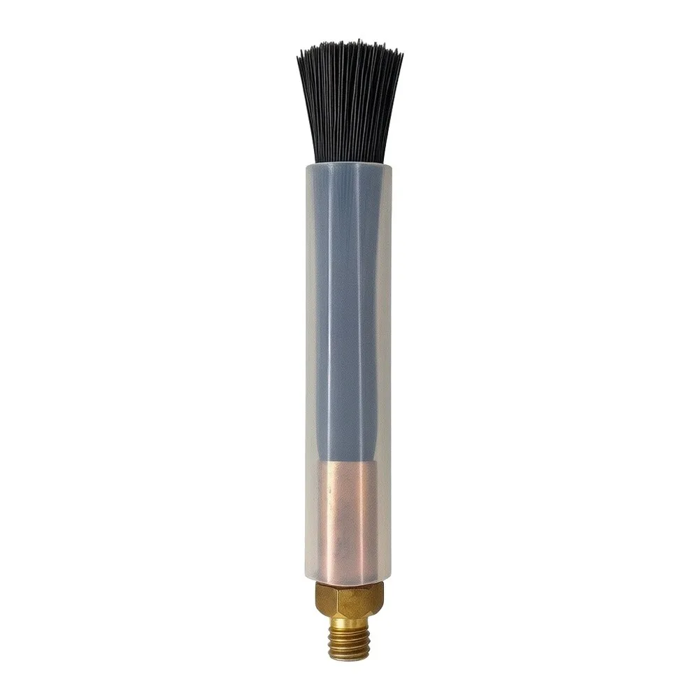 Robust Weld Bead Cleaning Brush Head Featuring Pure Copper and High Temperature Silicone for M6 M8 Threaded Weld Areas