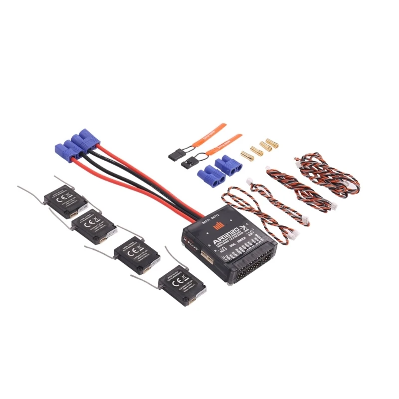 

Reliable Receiver Multifunctional 12 Channel Receiver Plastic AR12120 Receiver Simple Installation for Model Aircraft Dropship