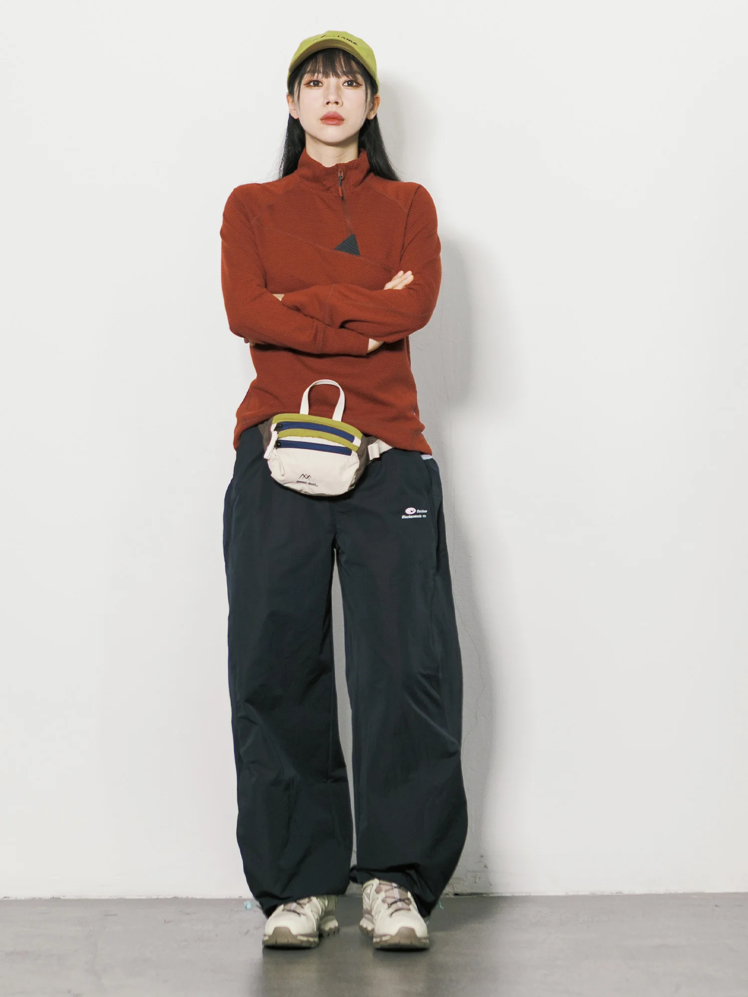 Outdoor Windproof Wide Leg Casual Pants Unisex Quick Dry Waterproof Loose Workwear Trousers High Waist Straight Leg Pants