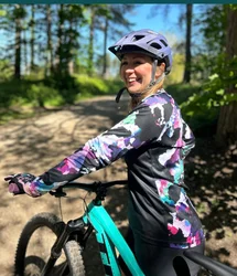 2025 Women sportwear mountain bike  mtb long sleeve shirt downhill jersey  cycling shirt Motocross jersey motorcycle clothing