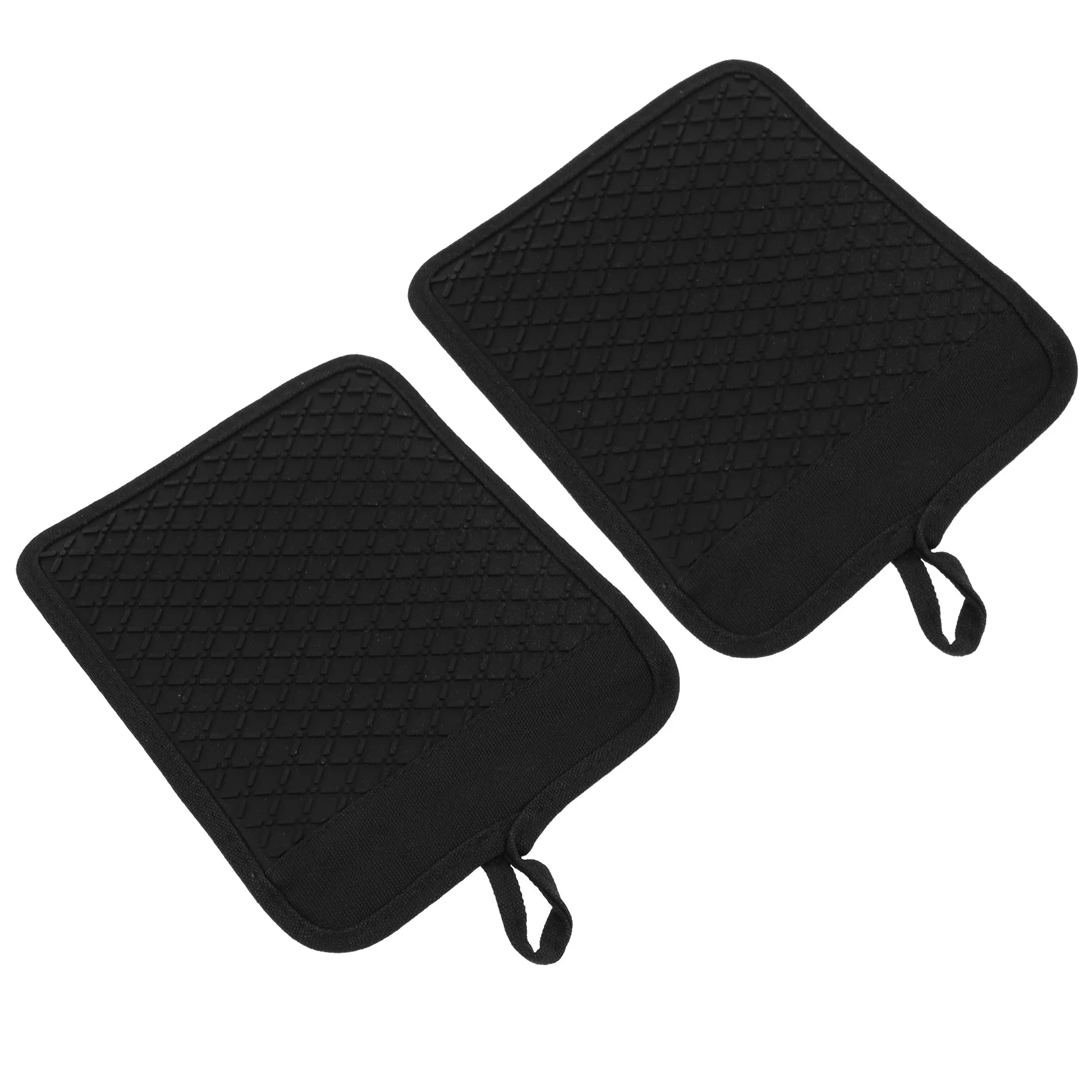 

2Pcs Heat Resistant Silicone Gloves Dual-Function Potholders Mats for Oven Baking Cooking Kitchen Oven Mitts Baking Gloves
