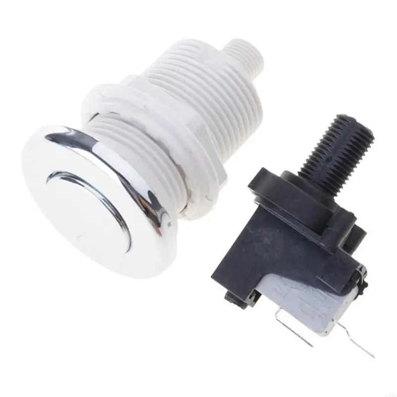 1 Set Pneumatic Switch for Garbage Disposal 16A On Off Push Button Switch C5AD