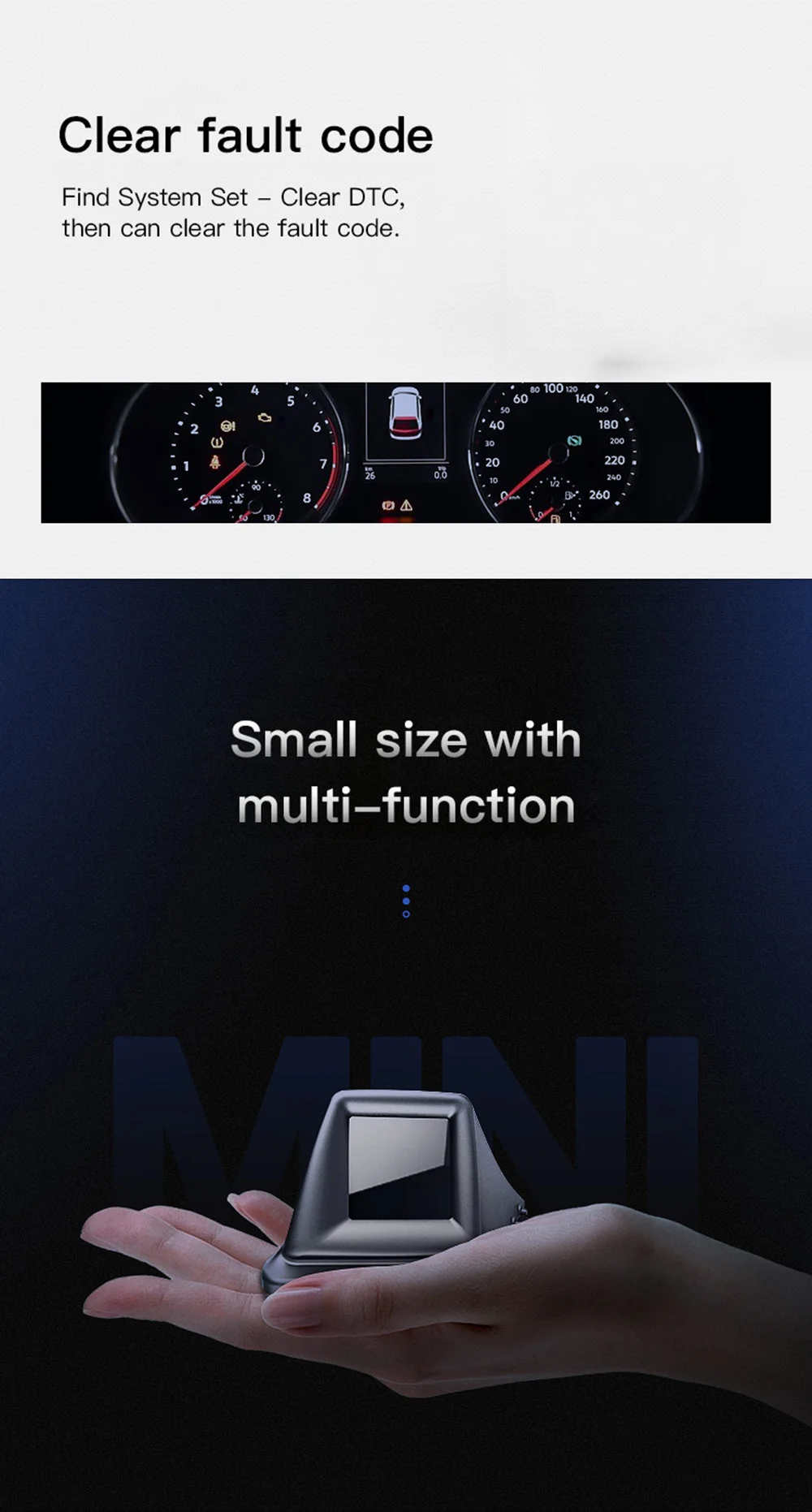 OBD2+GPS HUD P8 Speedometer On-board Computer Head Up Display Car Tachometer RPM Turbo BOOST Oil Pressure RPM Water Temp