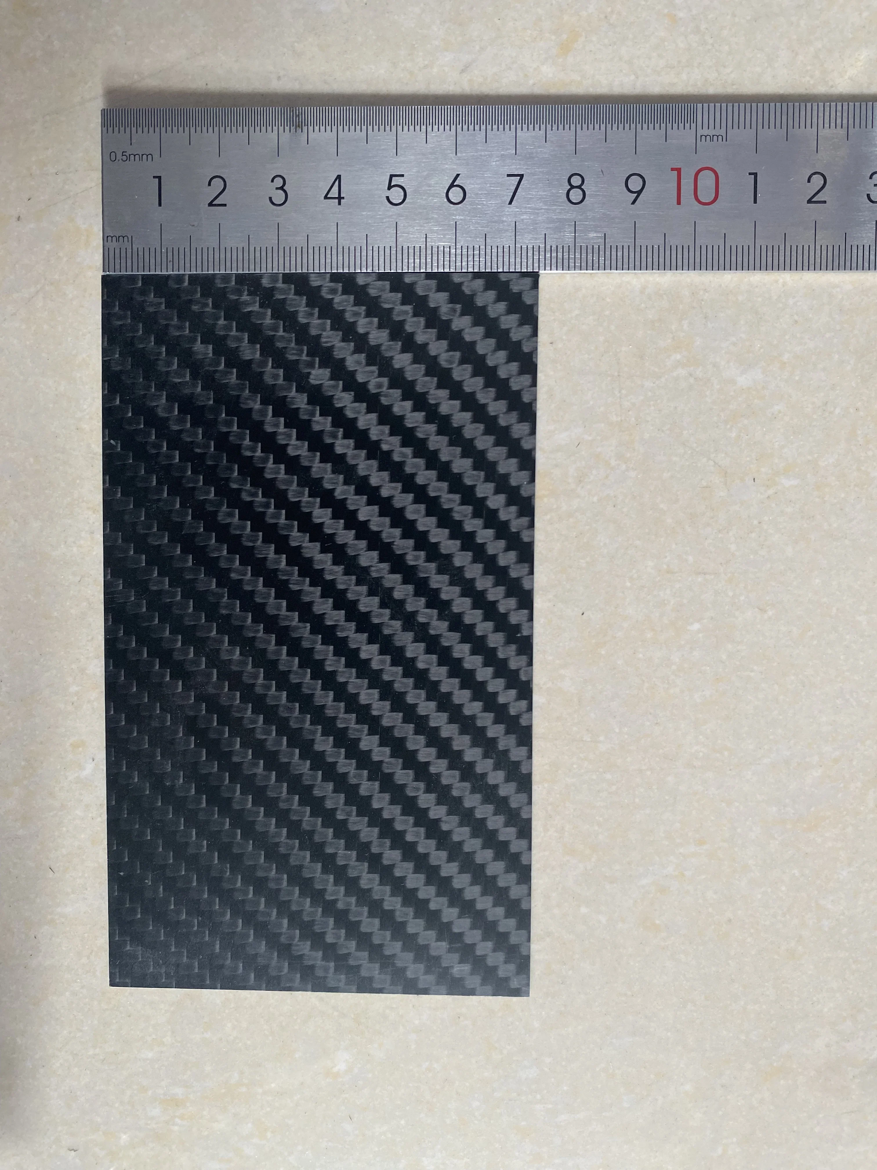 75*125 مللي متر 3k لامعة ماتي حك عادي ألياف الكربون ورقة ألياف الكربون لوحة ألياف الكربون لوحة سميكة 0.5,1,1.5,2,3,