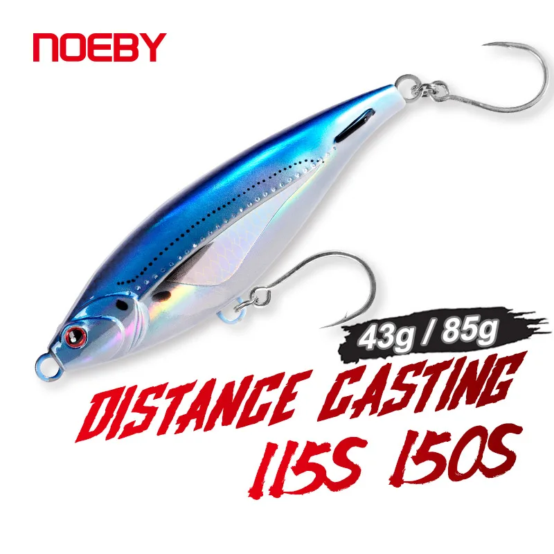 Noeby Sinking Stickbait Fishing Lure 150mm 85g Long Casting Pencil Lure Artificial Hard Bait for Saltwater Fishing Lures