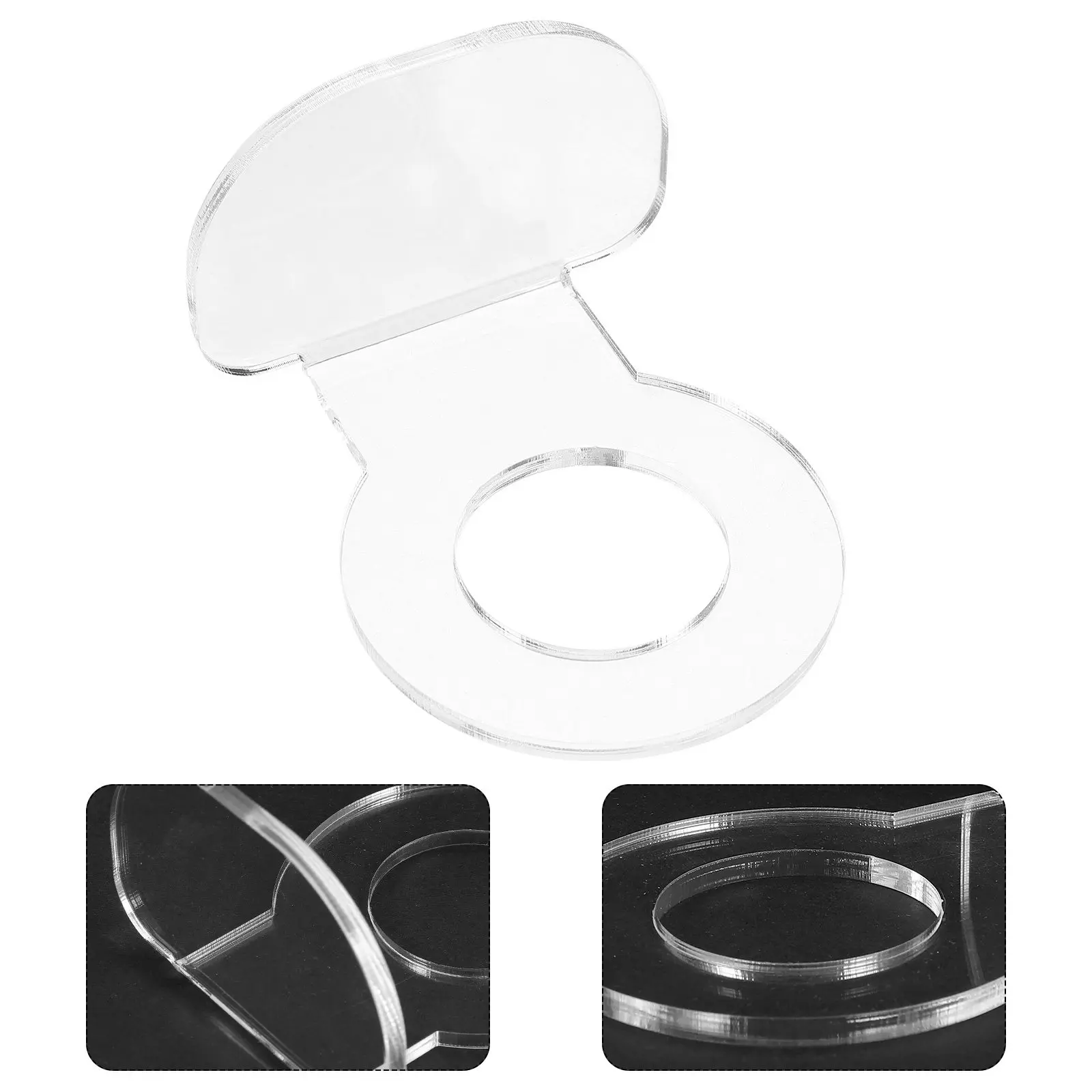 1Set Wall Mounted Baseball Holder Acrylic Strong Wear Resistant Sports Balls Storage Rack Softball Golf Display Organizer Home