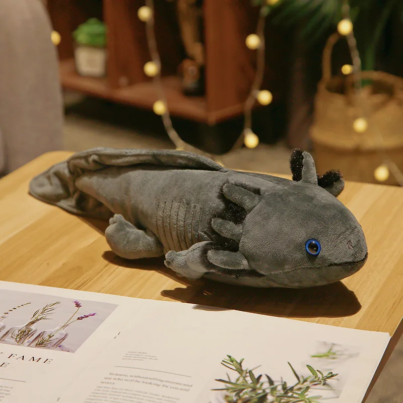 Cartone animato colorato Newt peluche farcito carino Axolotl Salamandra sfocato peluche pesce placare cuscino lungo cuscino regalo per ragazza per bambini