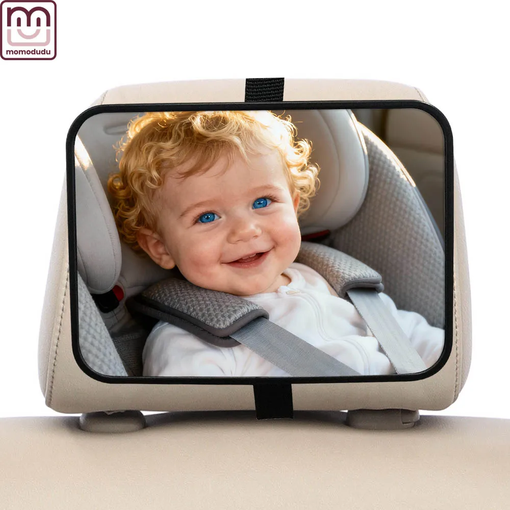 

Сертифицированное ударопрочное зеркало для наблюдения за ребенком в автомобиле, протестированное на удары, с панорамным HD-изображением для безопасности младенцев, сидящих против хода движения