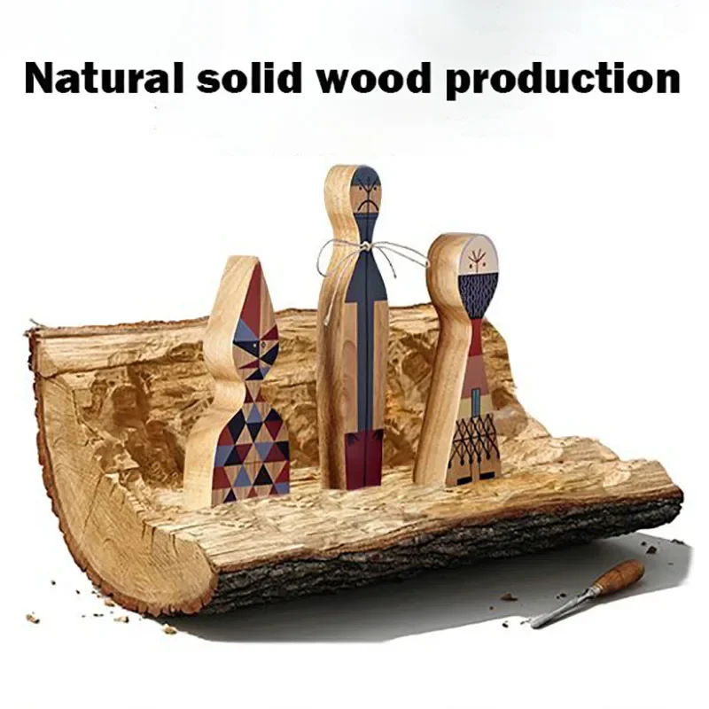 مجموعة تماثيل زاوية الكتب الخشبية ، نماذج الأفكار التجريدية ، ديكورات المنمنمات ، غرفة المعيشة ، ديكور المنزل ، عناصر سطح الطاولة ، الملحقات #3