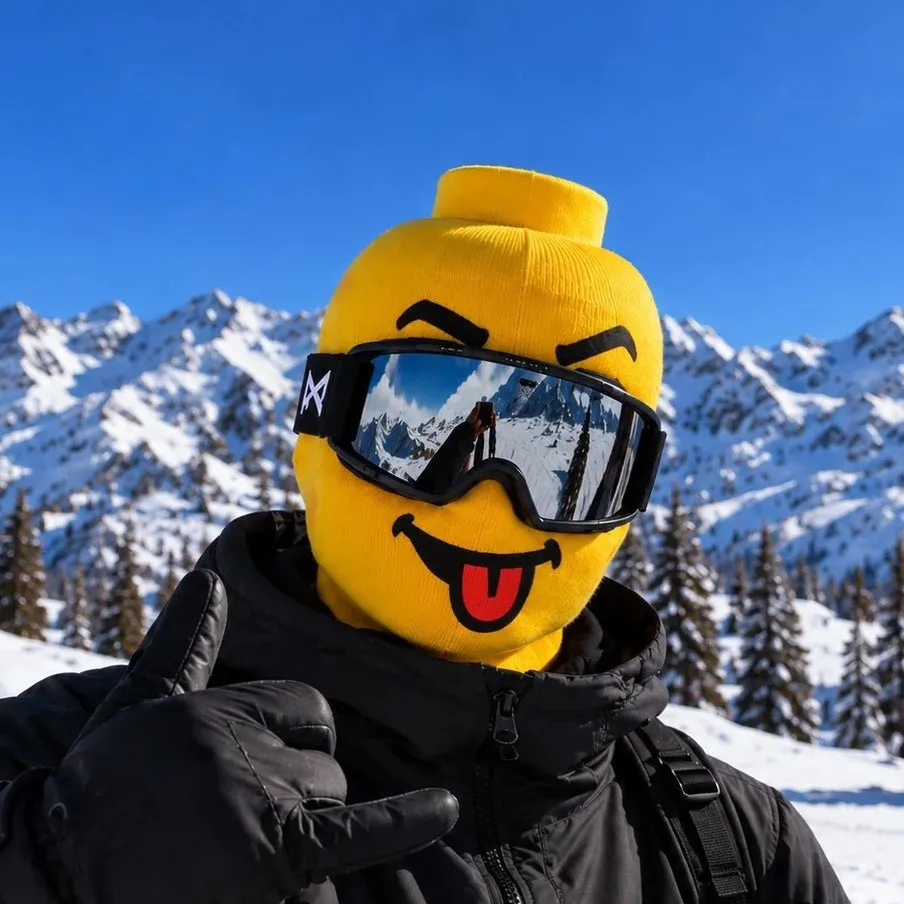 Funny Cartoon Balaclava Ski Mask Full Face Cover for Cycling