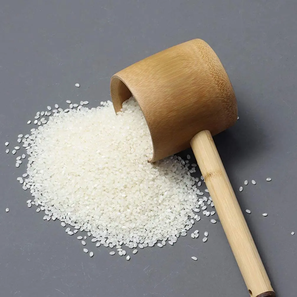 

AT14 Bamboo Water Ladle Tea Water Scoop Bathing Dipper Ladle Sauna Ladle For Kitchen Garden