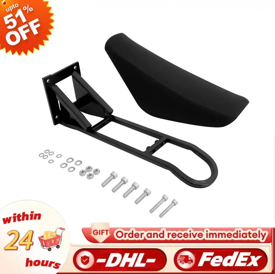 

Motorcycle Saddle,Comfortable Pu Cushion,Good Water&Press Resistance,for Electric Mountain Bike,beach Iron Cruiser,motorcycle