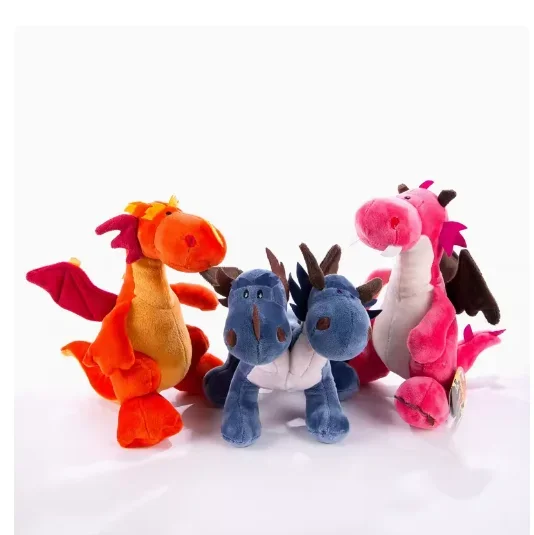 1pc 26cm New Dinosaur Plush Toys Cartoon  Stuffed  Lovely Dolls for Kids Children Boys Birthday Gift