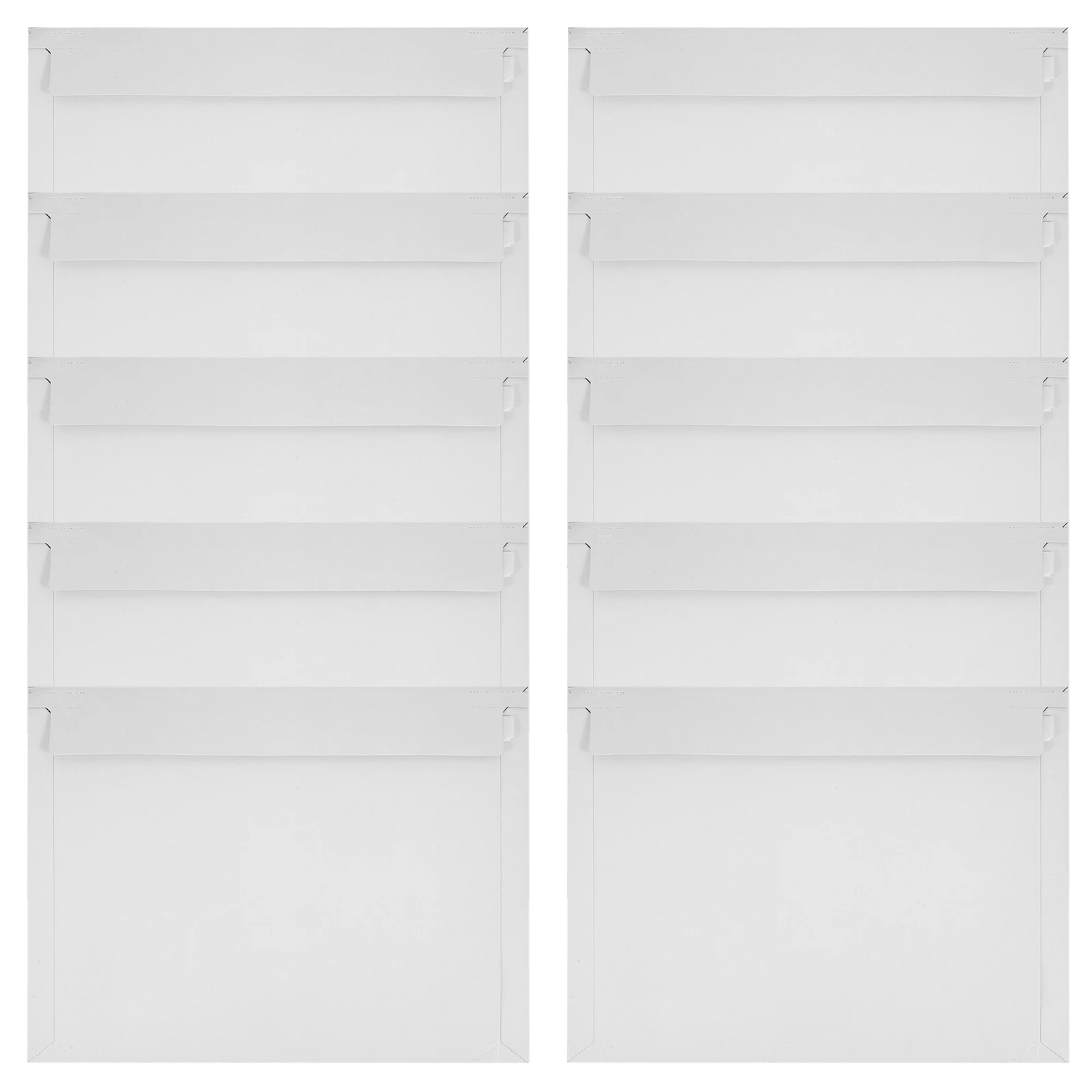 30 sacos de arquivo dos pces envelopes auto-selados de papel grosso mailers de papelão plano para convites fotos documentos