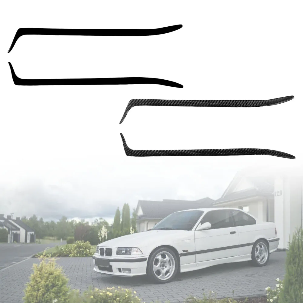 

Front Headlight Eyelid Eyebrow Cover For BMW 3 Series M3 E36 1992-1998 Trim Car Headlamp Eyelid Eyebrow Cover