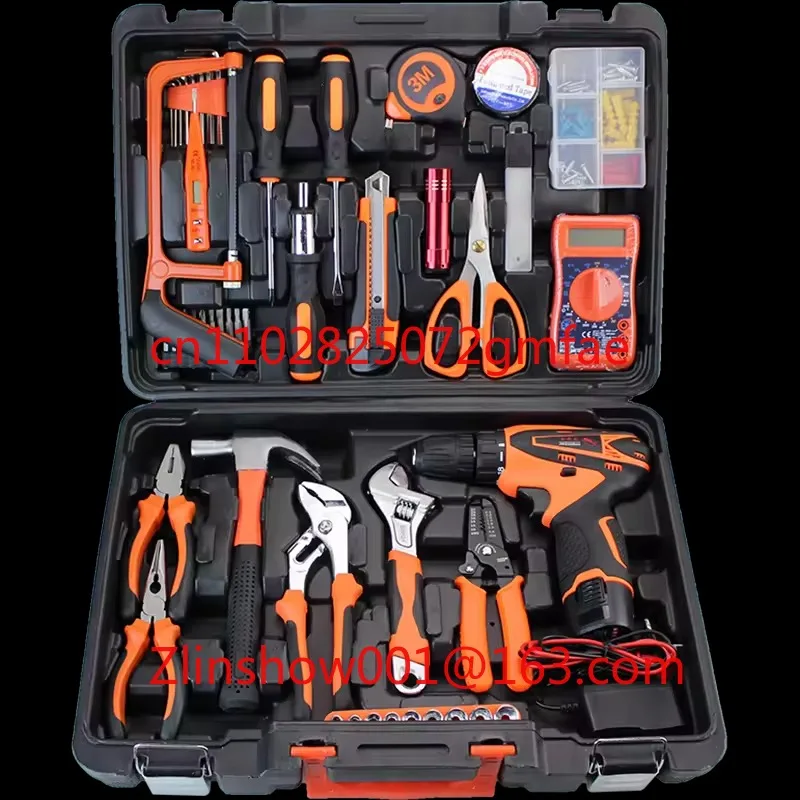 

Electric Adapter Power Tool Set Cordless Drill Hand Impact Machine with Blade Electrical Lithium Battery Ratchet Machines