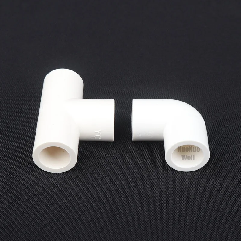 10pcs/lot Inner Dia 16mm PVC Connector Aquarium Home Greenhose Garden Irrigation Water Pipe Joint Household Plumbing Fittings