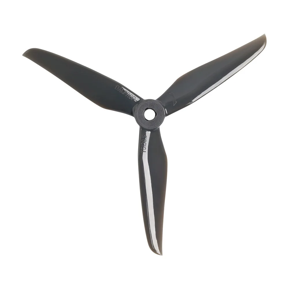 Dalprop T5139.5 FPV propeller blades 3 blades 5 inches, efficient impact resistance and easy control, 4 propellers without washi