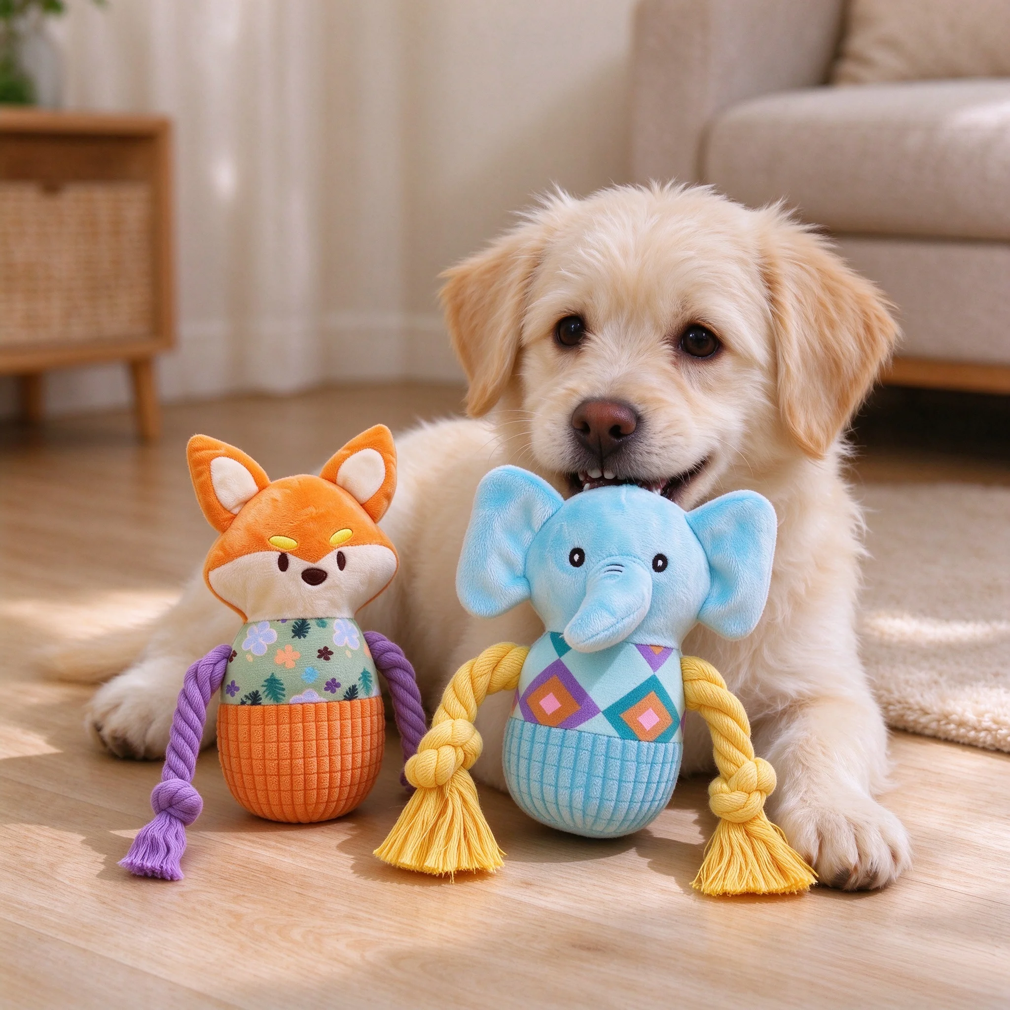 A Magical Toy for Dogs To Relieve Boredom, Featuring A Plush Doll for Small Pets That Makes Sounds and Is Durable for Chewing