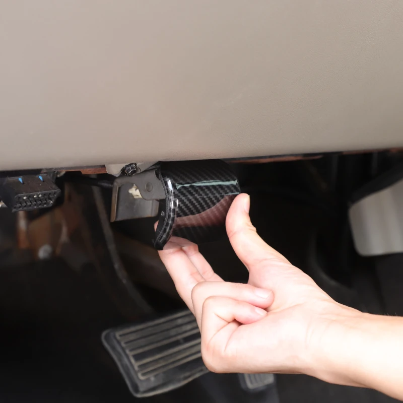 

Suetlcoity For Hummer H2 2003-2007 ABS Car Handbrake Emergency Parking Release Handle Decorative Cover Interiors Car Accessories