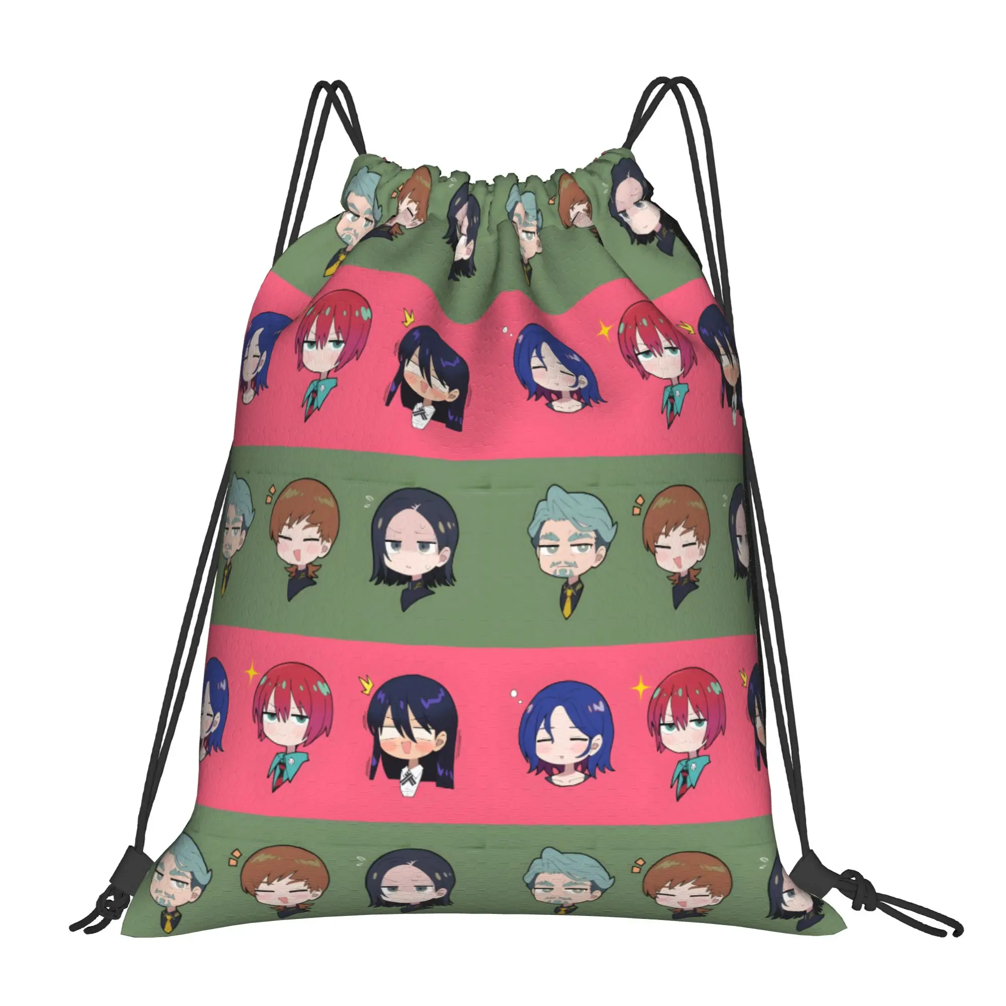 1 pc Gundam GQuuuuuuX MACHU Anime Kawaii Drawstring Bags Sports Shoe Clothes Storage Multi-function Teen Portable