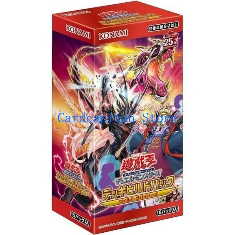 

YuGiOh Official Konami DBWS Deck Build Pack: Wild Survivors Booster Box Japanese SP18 Yu-Gi-Oh