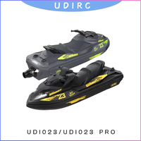 UDIRC UDI023 2.4G High-Speed RC Boat RTR, Self-Righting Jet Spray Waterproof Remote Control Ship with LED Lights