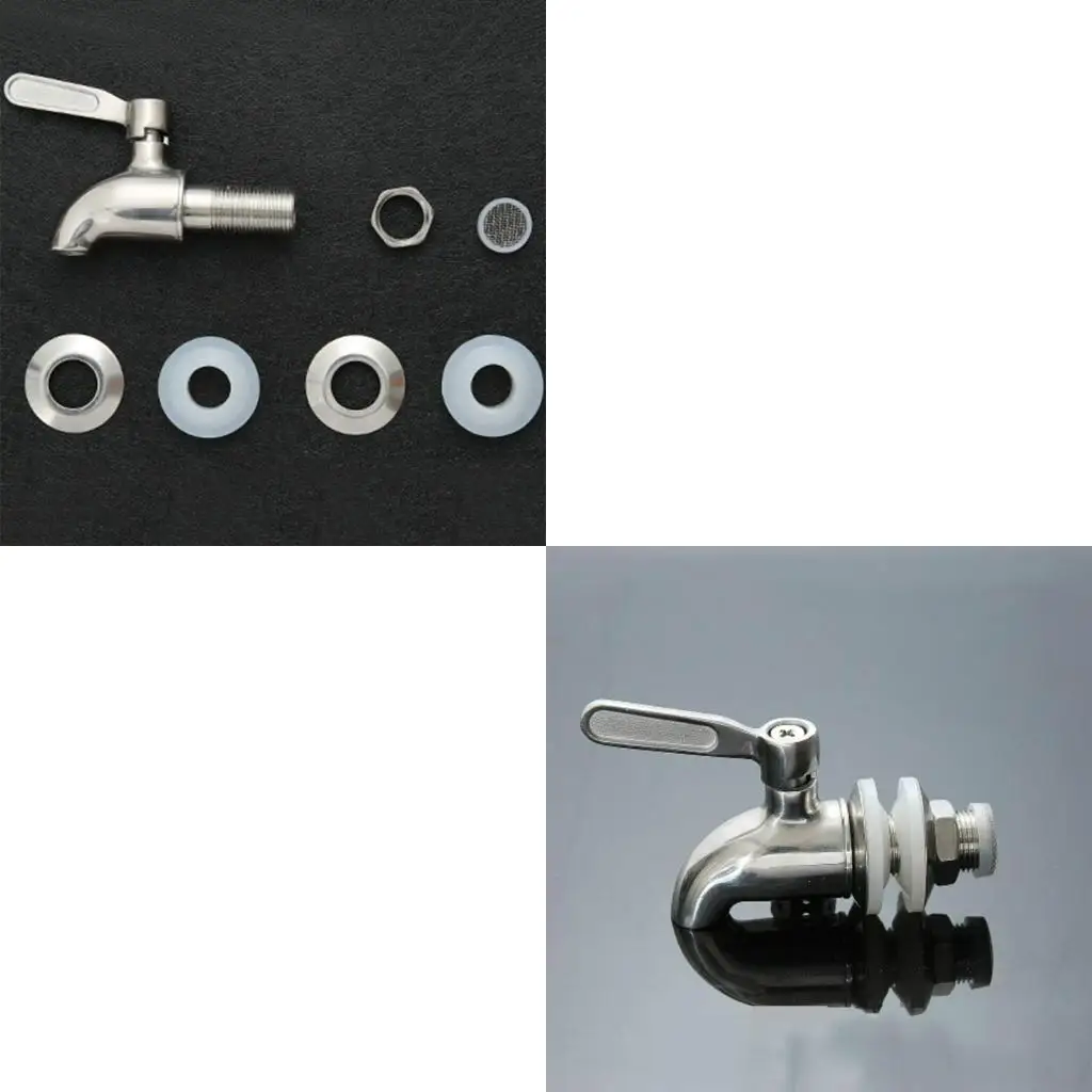 

652F Диспенсер для напитков, сменный кран из нержавеющей стали, кран для вина, пива, диспенсер для напитков, подходит для сока,