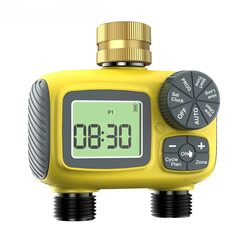 Factory Wholesale Intelligent Watering Sprinkler  Intelligent 2-Export  LCD Display Garden Watering Irrigation  System