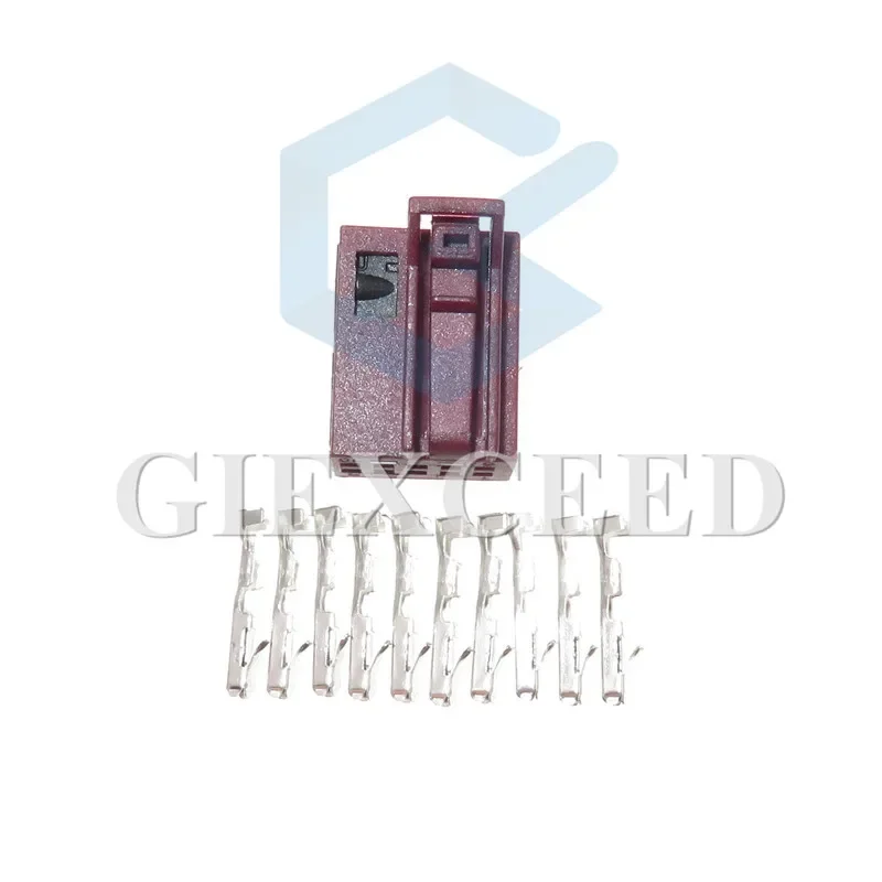 2 Sets 10 Pin Auto Rearview Mirror Taillight Plug Car Sunroof Door Cable Socket AC Assembly For Benz