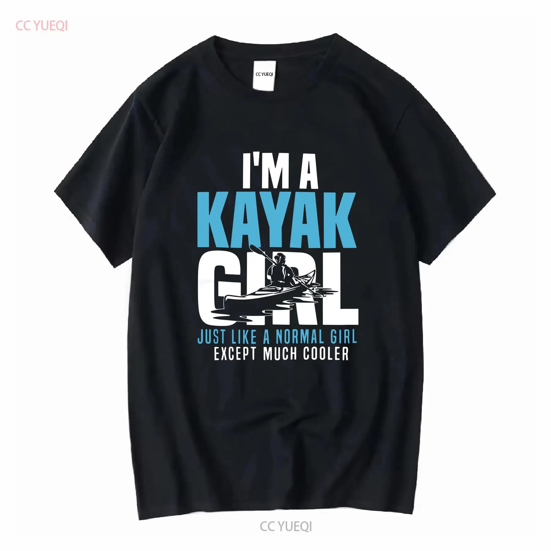 Kayak T Shirt I m A Girl Kayaking LoversGood Quality Size S 5XL vintage Washed graphic Breathable streetwear Casual