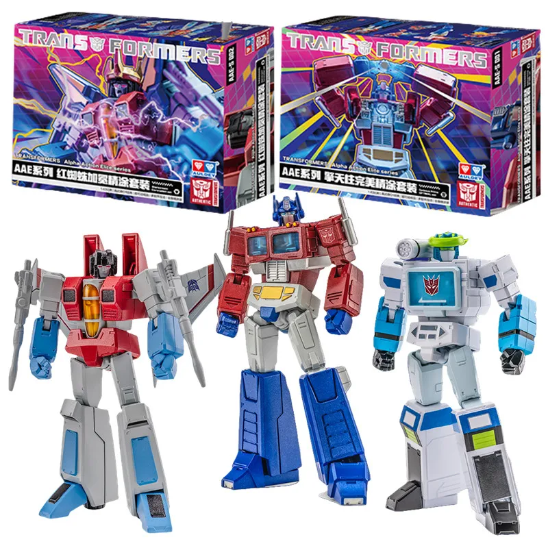 

AULDEY AAE Transformer robot G1 Optimus Prime Starscream Shattered Glass Soundwave action figure Deformable robots model