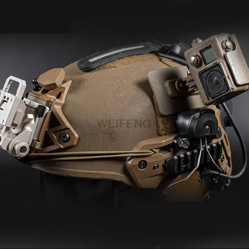 Taktische Helm montage Basis adapter Taschenlampe halter Hakens ch laufe Nachtsicht gerät Montage adapter Jagd zubehör